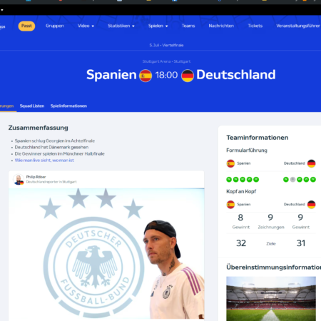 EM Viertelfinale: Deutschland gegen Spanien kostenlos aus dem Ausland streamen mit VPN und ZDF/ARD freischalten