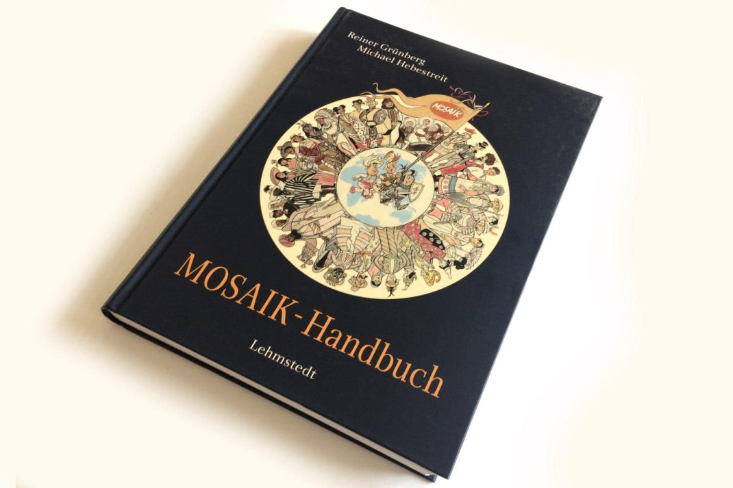 Reiner Grünberg, Michael Hebestreit: Mosaik-Handbuch. Foto: Ralf Julke