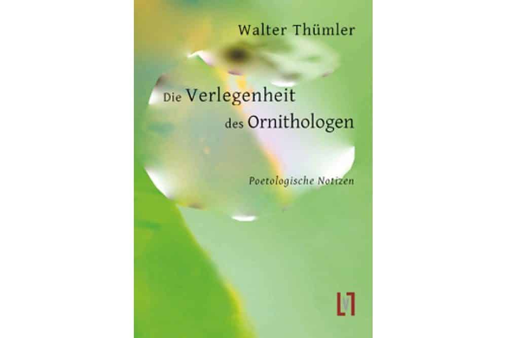 Walter Thümler: Verlegenheit des Ornothologen. Cover: Leipziger Literaturverlag