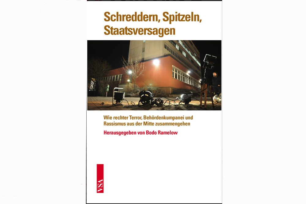 Bodo Ramelow: Schreddern, Spitzeln, Staatsversagen. Cover: VSA Verlag
