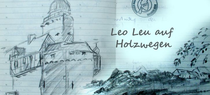 Leo Leu auf Holzwegen. Grafik: Leo Leu