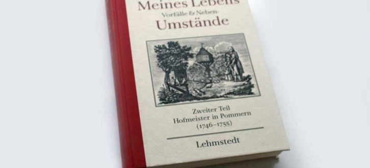 Johann Christian Müller: Meines Lebens Vorfälle und Nebenumstände. Foto: Ralf Julke