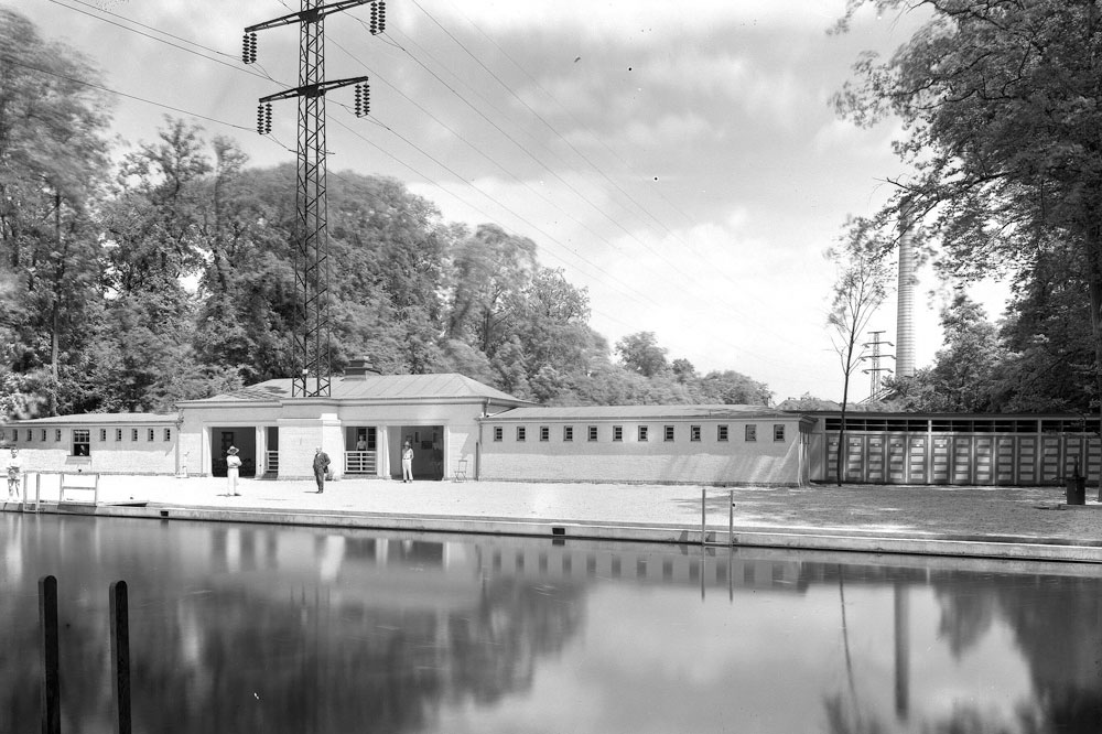 Flussbäder waren im Leipzig von 1914 keine Seltenheit. Foto: Stadtarchiv