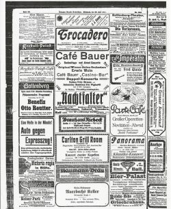 Am Wochenende ist wieder große Werbezeit in den LNN. Foto: Stadtarchiv