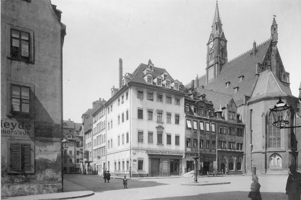 Nikolaikirche anno 1914. Foto: Stadtarchiv