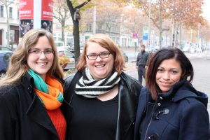 Stefanie, Miriam & Eucaris (vlnr). Foto: Volly Tanner