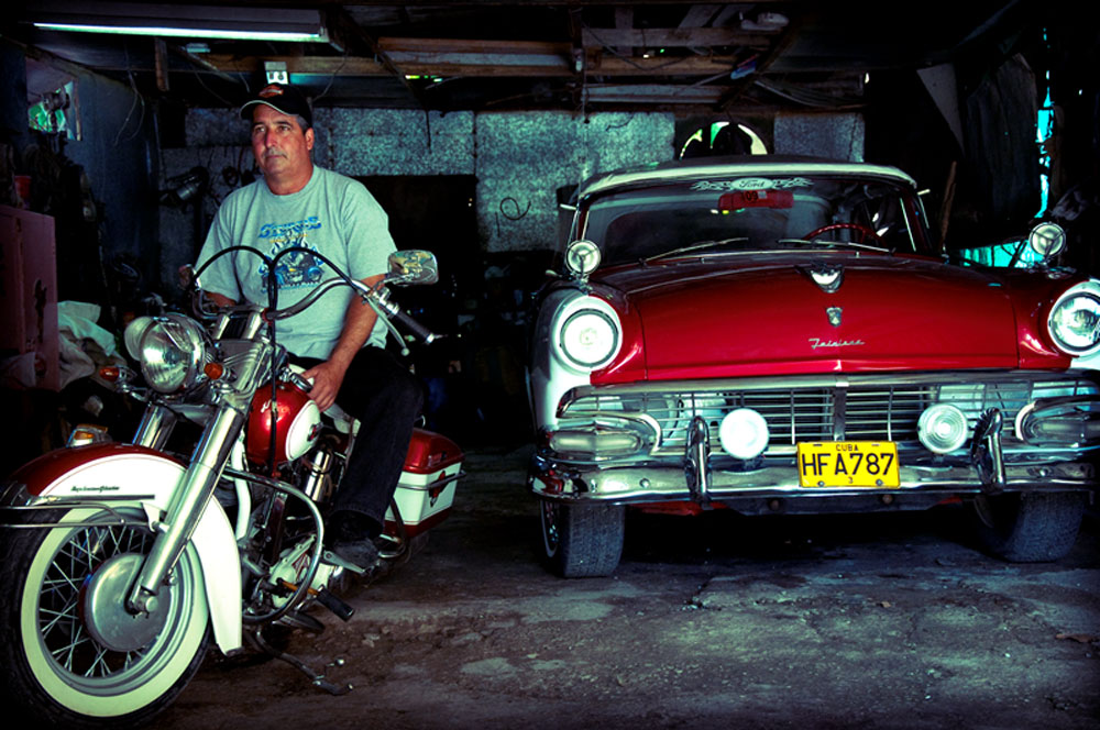 Im Laufe der Jahre sind die Maschinen so etwas wie Familienmitglieder geworden. Foto: Max Chucchi