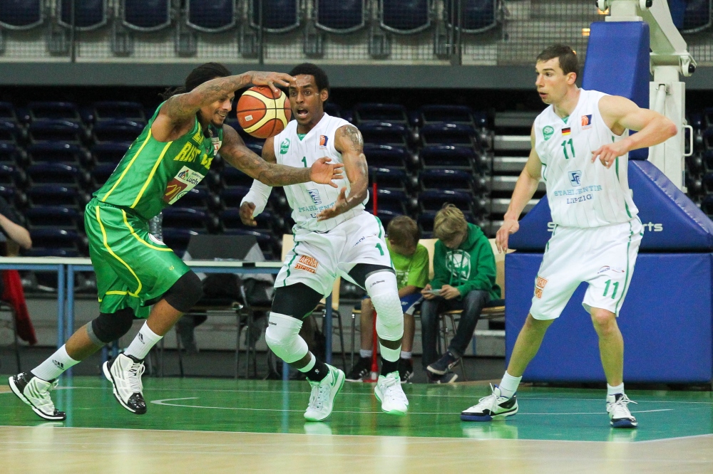 Das Heimspiel im letzten Oktober konnten die Uni-Riesen mit 86:80 für sich entscheiden. Foto: Jan Kaefer