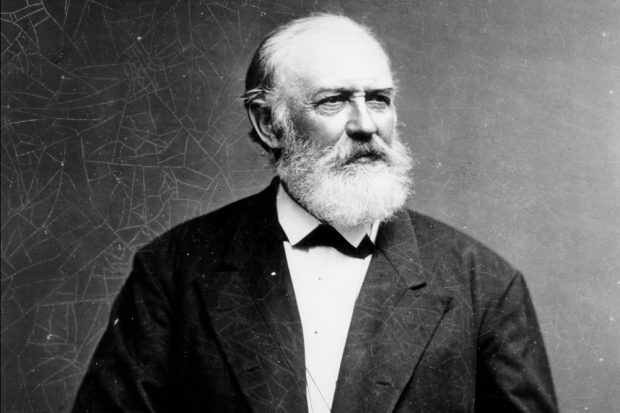 Ernst Carl Erdmann Heine (1819-1888), Leipziger Industriepionier, Glasnegativ, 1877. Foto: Stadtgeschichtliches Museum Leipzig