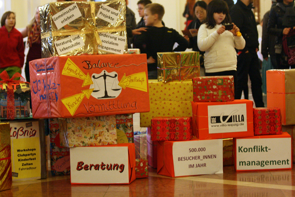 Protest der Kulturszene 2013 im Neuen Rathaus. Foto: Sebastian Beyer