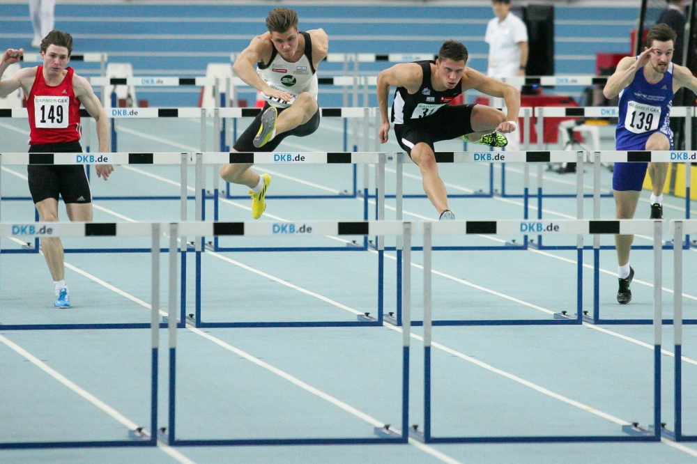 Erik Balnuweit (2.v.r/ Archivbild von Hallen-DM 2014): "Ich hätte gewinnen können!" Foto: Jan Kaefer