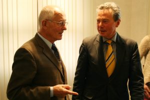 Zwei ruhelose Ruheständler: Hinrich Lehmann-Grube und Dr. Josef Fischer. Foto: Ralf Julke