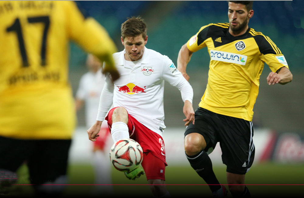 Sechs Tage vor dem Rückrundenstart trennten sich die Rasenballer ... Foto: RB Leipzig