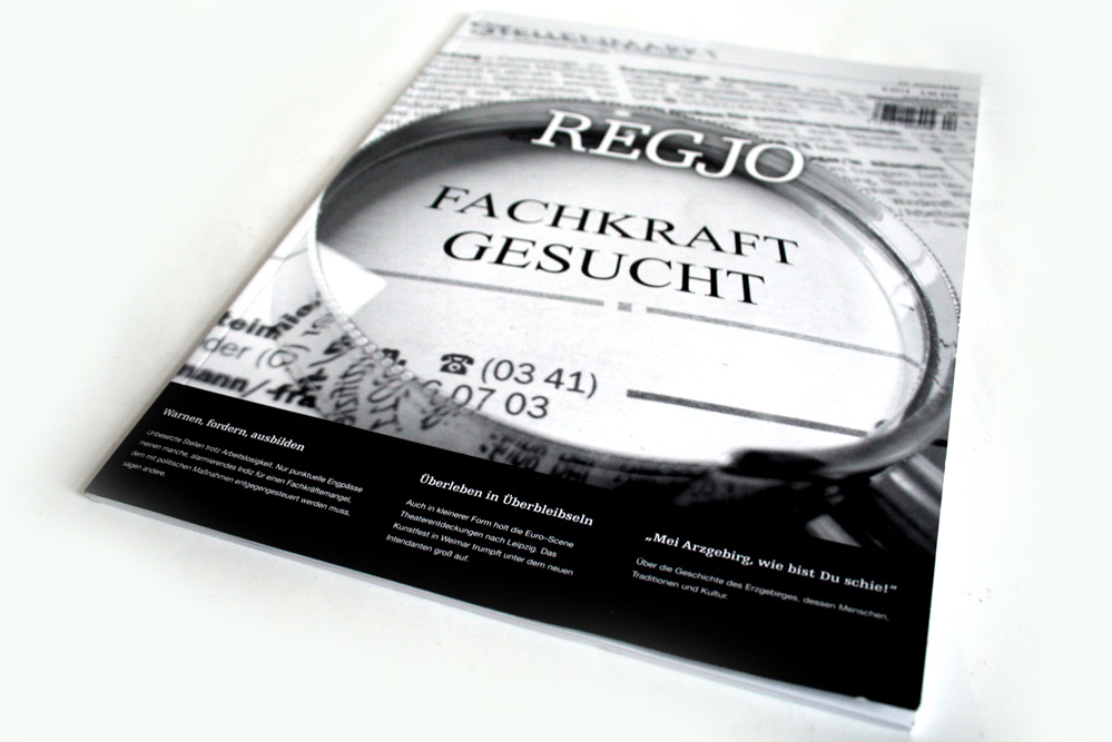 Neues "Regjo"-Heft benennt das Mega-Thema für 2015. Foto: Ralf Julke
