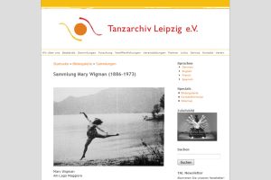 Das Tanzarchiv Leipzig e. V. enthält wichtige historische Dokumente zum Tanzgeschehen. Foto: Foto: Screenshot