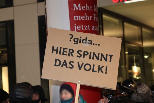 Hier spinnt das Volk. Leserfoto