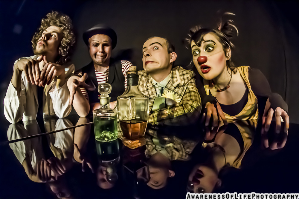 Clownskabarett "Des Wahnsinss fette Beute". Foto: Awareness Of Life Photography