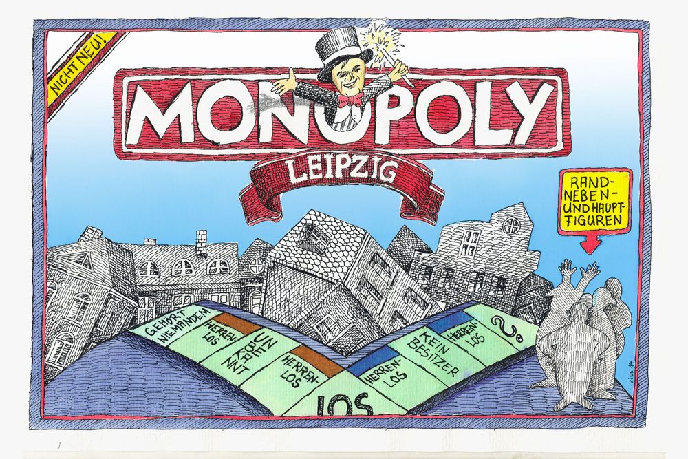 Werner David: Monopoly. Zeichnung: l.viss