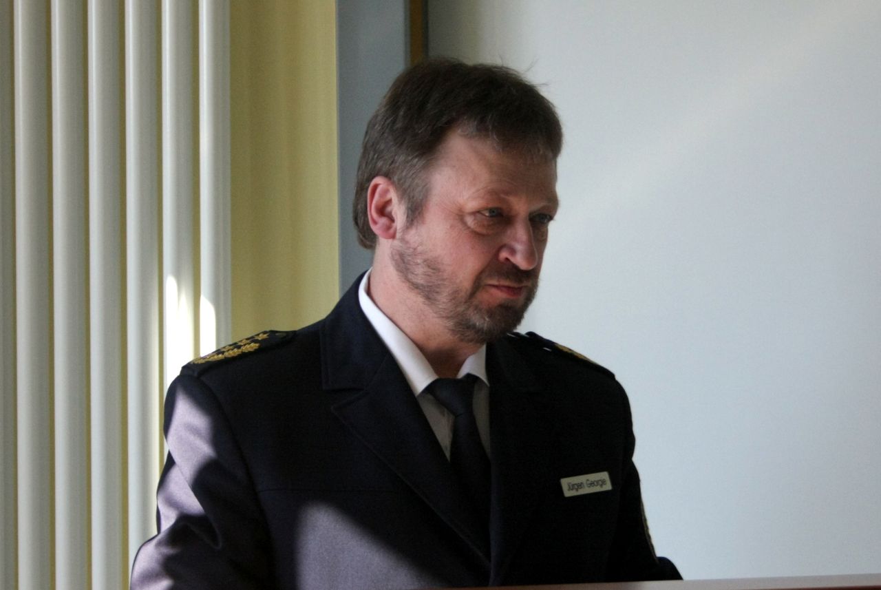 Sächsicher Polizeiprasident Jürgen Georgie. Foto: Alexander Böhm