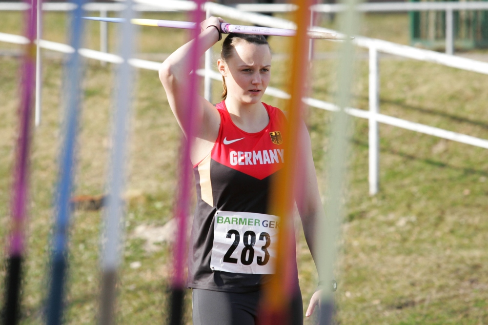 In den vergangenen beiden Jahren hatte Christine Winkler (LAZ Leipzig) die Speerwurf-Konkurrenz gewonnen und damit jeweils das einzige Leipziger Gold geholt. Foto: Jan Kaefer