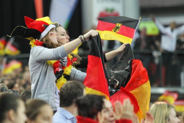 Die deutschen Fans hatten reichlich Grund zum Jubeln. Foto: Jan Kaefer
