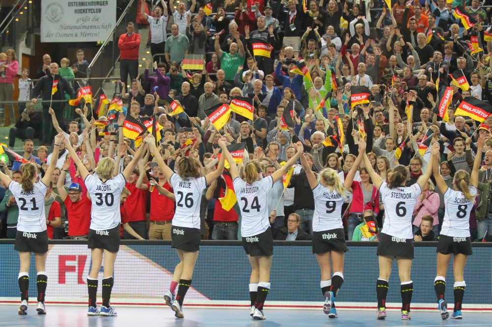 Geschafft, die deutschen Hockey-Frauen stehen im WM-Finale! Foto: Jan Kaefer