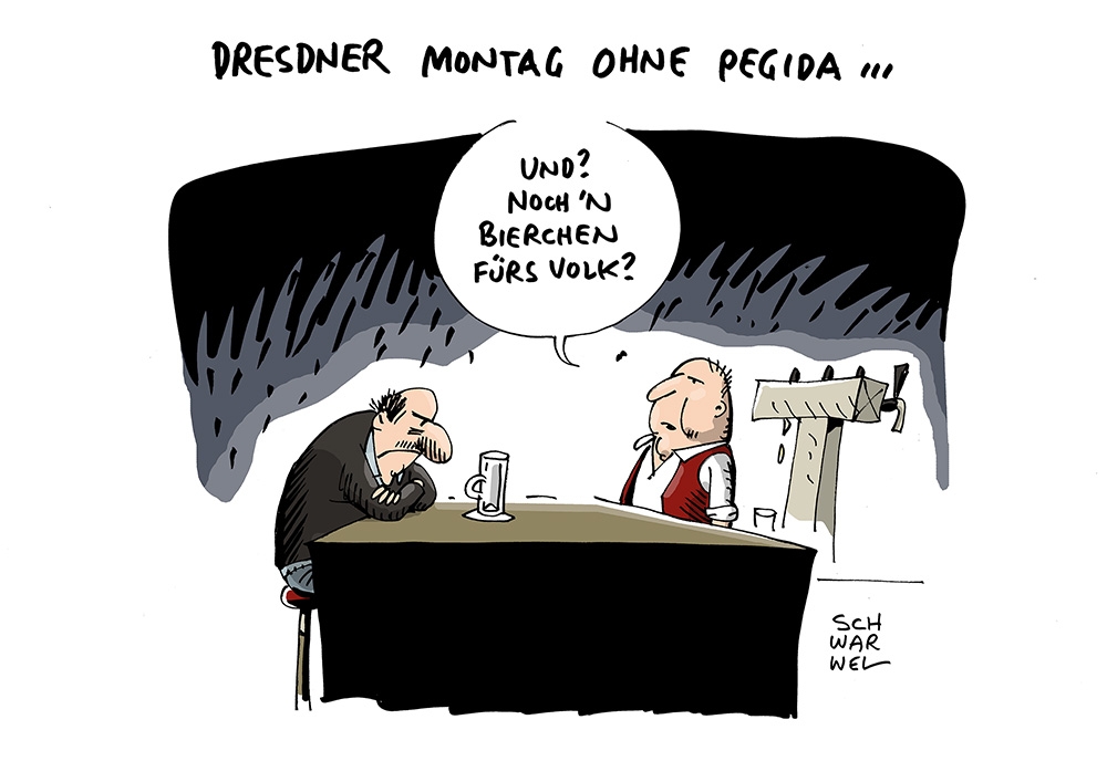 Karikatur: Schwarwel