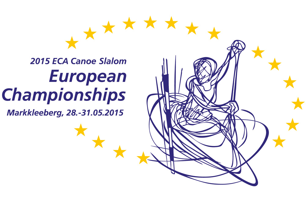 Logo der Kanu-Slalom-Europameisterschaften 2015