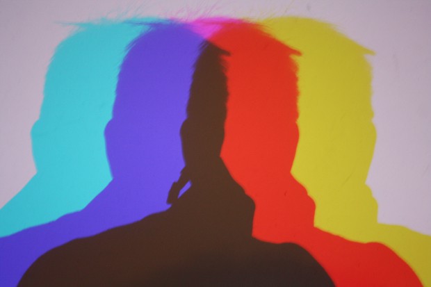 Vier Köpfe sind zu sehen, wo "in Wirklichkeit" nur ein Kopf ist. Doch was ist wirklich? Foto: Ernst-Ulrich Kneitschel