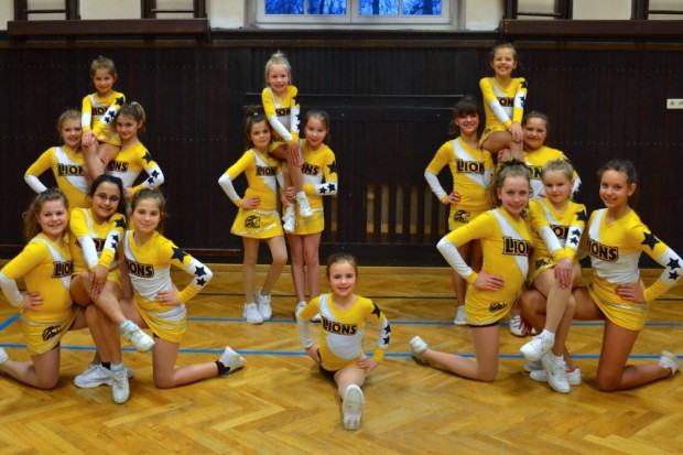 Das "PeeWee Cheer"-Team der Leipzig Lions. Foto: Pressemitteilung