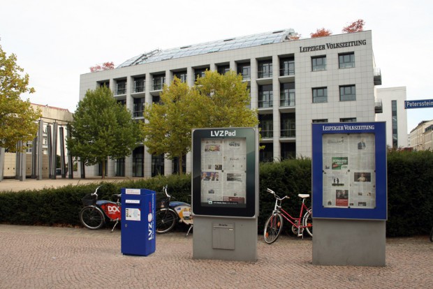 Die LVZ-Zentrale im Peterssteinweg. Foto: L-IZ.de
