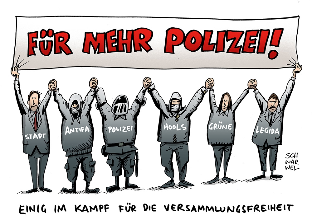 Karikatur: Schwarwel