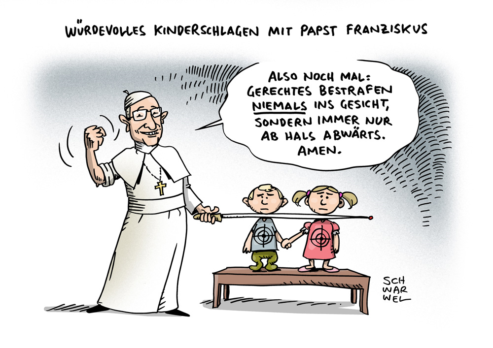 Karikatur: Schwarwel