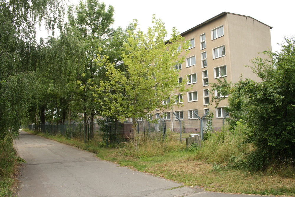 Die Unterkunft Torgauer Straße 290 im jetzigen Zustand. Foto: Ralf Julke