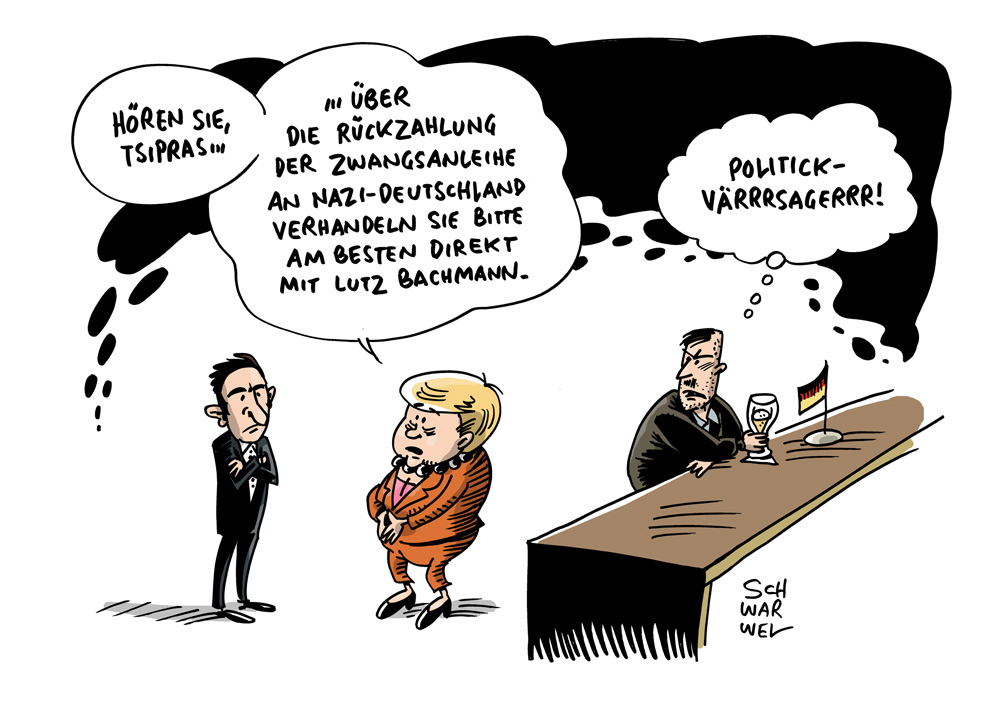 Karikatur: Schwarwel