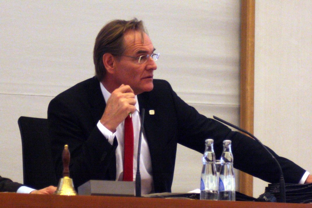 Oberbürgermeister Burkhard Jung 2015. Foto: Alexander Böhm