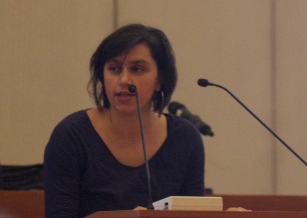 Stadträtin Mandy Gehrt (Fraktion Die Linke). Foto: Alexander Böhm