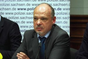 Petric Kleine, seit 2017 Chef des LKA Sachsen. Foto: Alexander Böhm (Archiv)