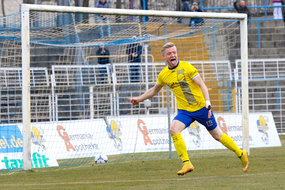 Nach nur 9 Minuten erzielte Ramon Hofmann bereits das 2:0 für Lok. Es sollte auch der Endstand sein. Foto: Jan Kaefer