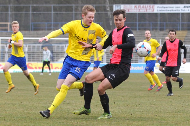 Sebastian Zielinsky durfte in der Schlussviertelstunde ran und kam für Gianluca Marzullo. Foto: Jan Kaefer