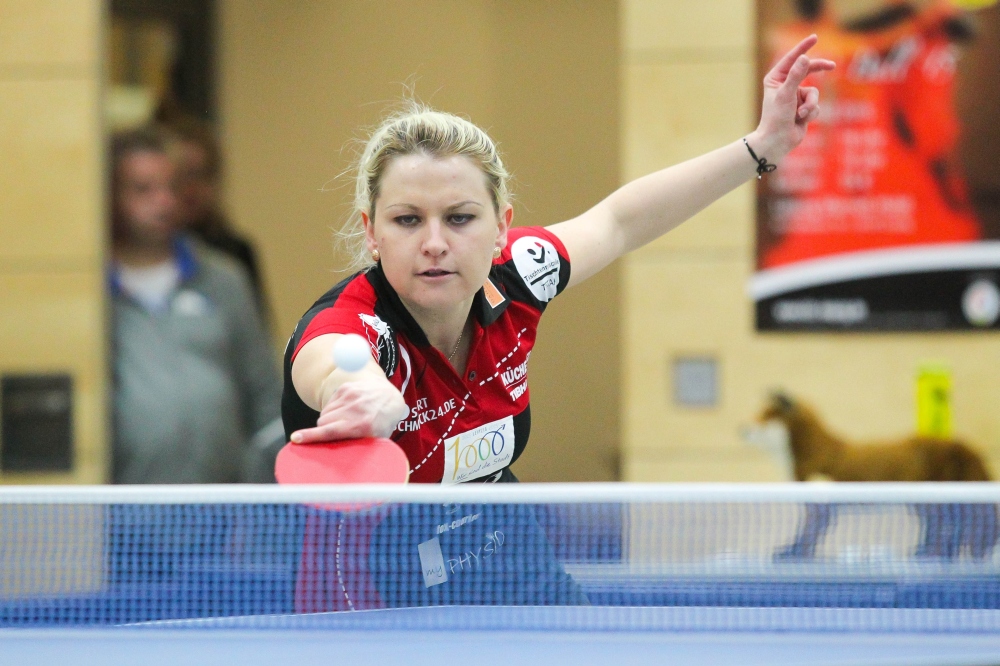 Der Leutzscher Fuchs (rechts im Hintergrund) drückte auch Marina Shavyrina die Daumen. Foto: Jan Kaefer
