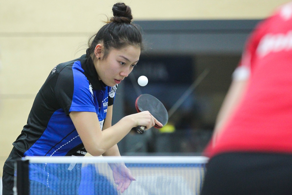 Der Partie gegen Schwabhausen fiebert Huong Do Thi (Leutzscher Füchse) schon seit Wochen entgegen. Foto: Jan Kaefer
