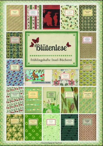 Plakat der Leipziger Buchwissenschaftler zum Bücherfrühling 2015.