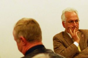Christian Wolff bei der Diskussion über die Lügenpresse der Friedrich Ebert Stiftung. Foto: L-IZ.de