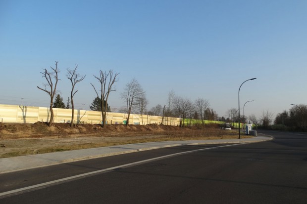 Areal für den Neubau des Markkleeberger Sportbades. Foto: Patrick Kulow