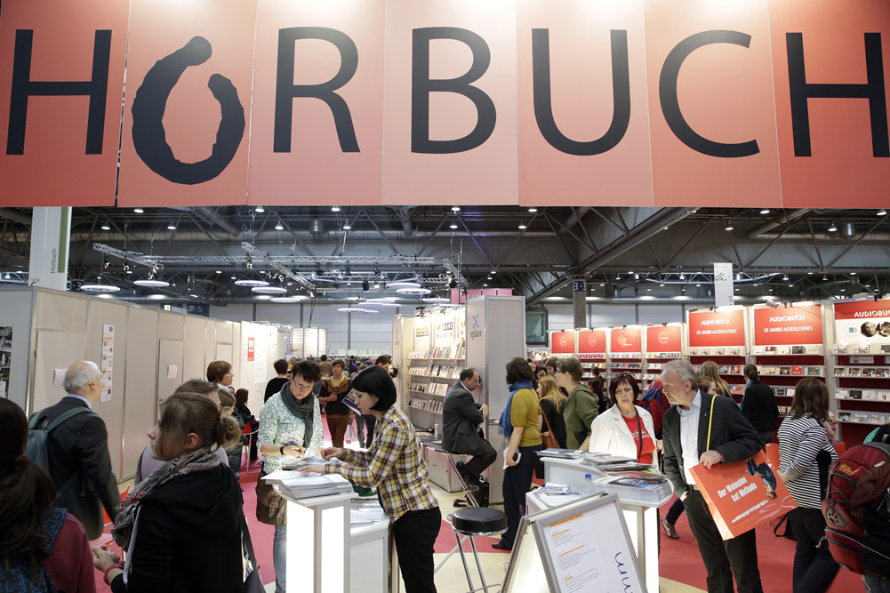 Hörbuch-SEgment auf der Leipziger Buchmesse 2014. Foto: Leipziger Messe / Tom Schulze
