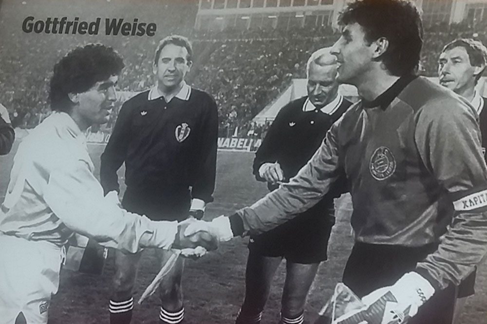 "Als Maradona 80.000 lockte". Foto: Marko Hofmann