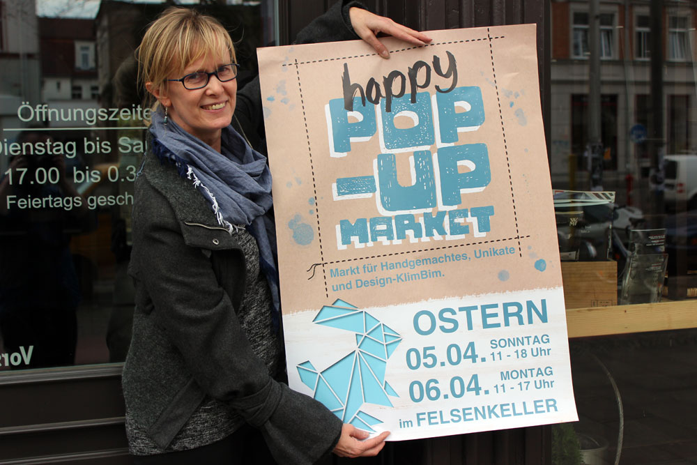 Susanne Mittmann. Ostern steigt der nächste Happy Pop-Up Market. Foto: Volly Tanner