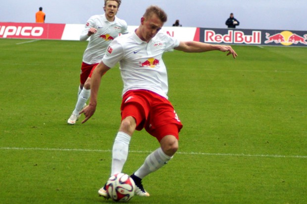 Schuss zum 3:1 durch Teigl. Foto: Henriette Fröhlich