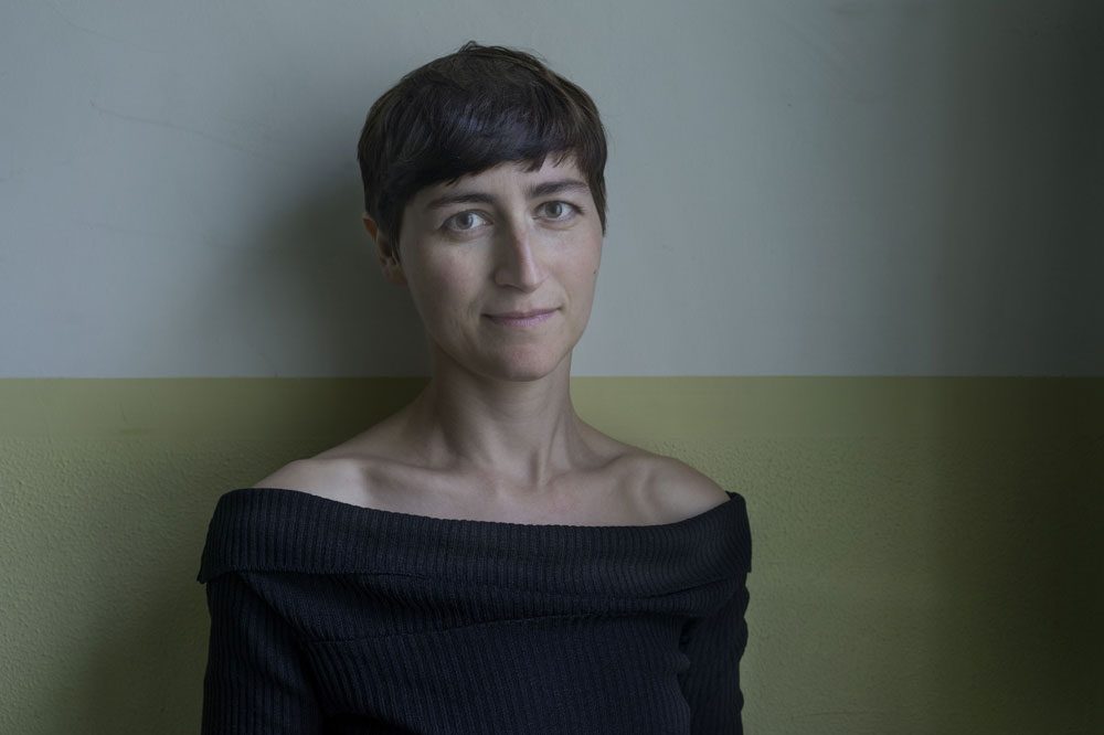 Ulrike Almut Sandig. Foto: Ludwig Rauch